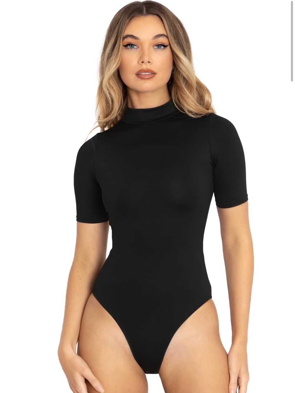 NWOT Blackmilk matte black bodysuit